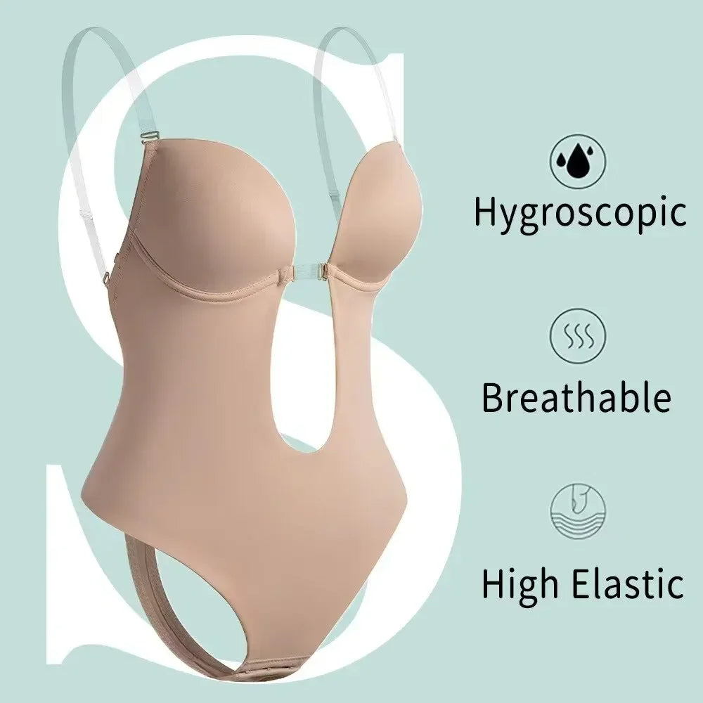 ¡Logra una silueta perfecta con nuestro body moldeador con escote!