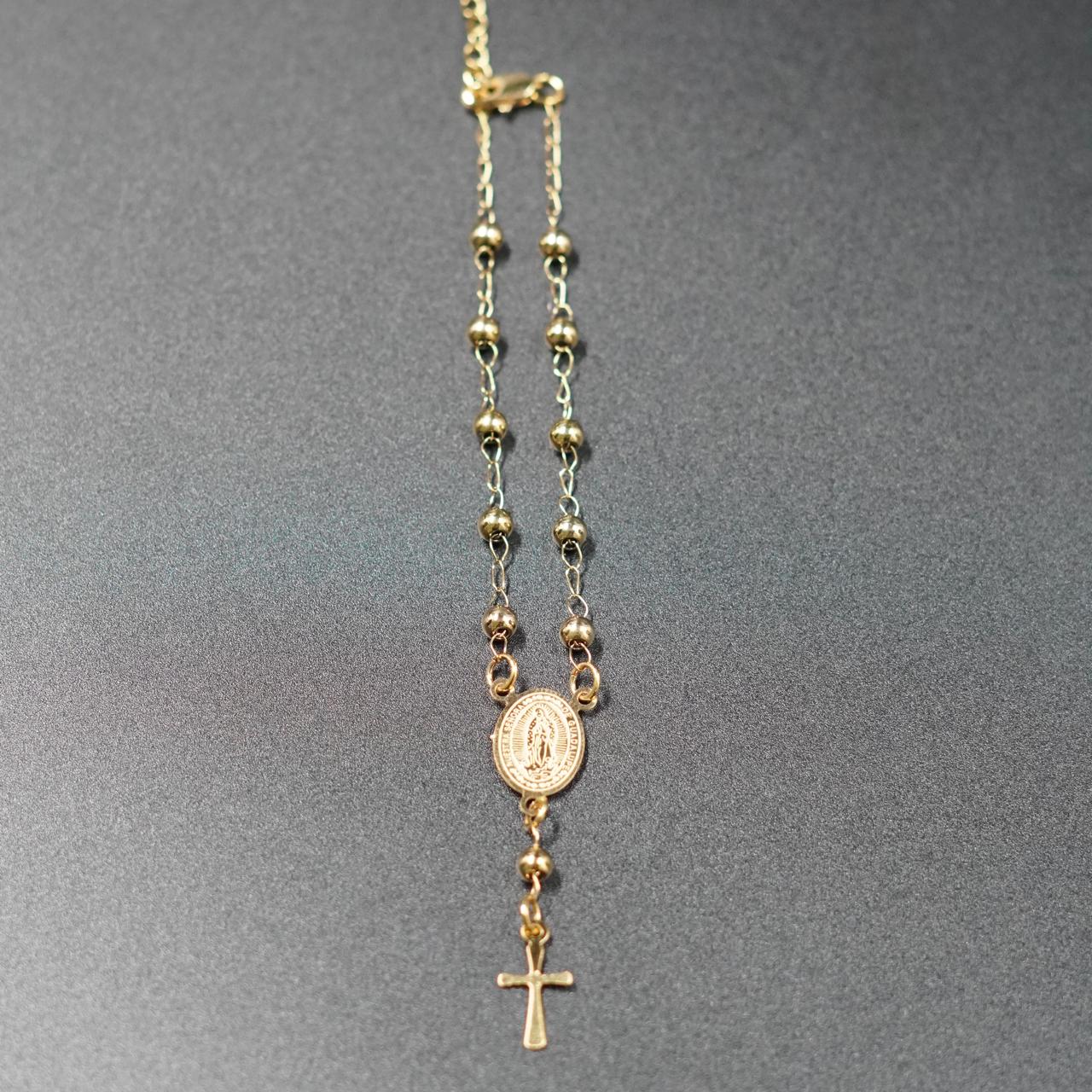 Hermoso Denario Dorado Completo Virgen