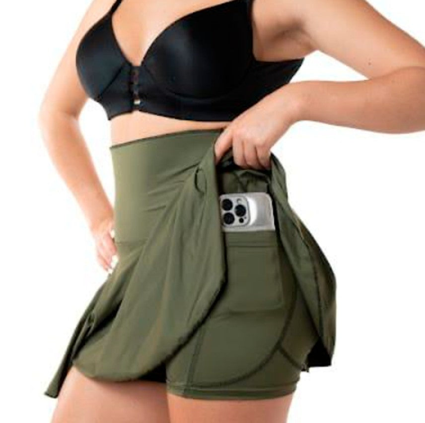 Falda Short Control de abdomen - faja neopreno