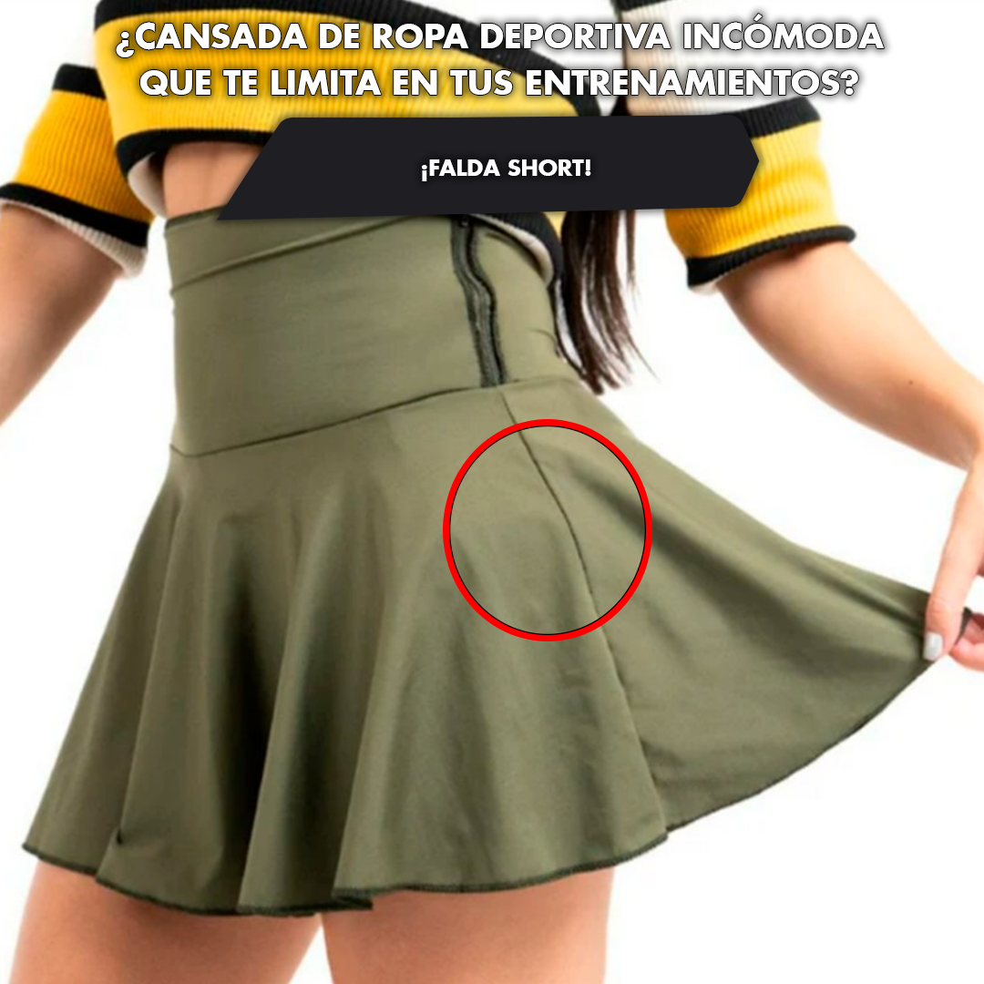 Falda Short Control de abdomen - faja neopreno