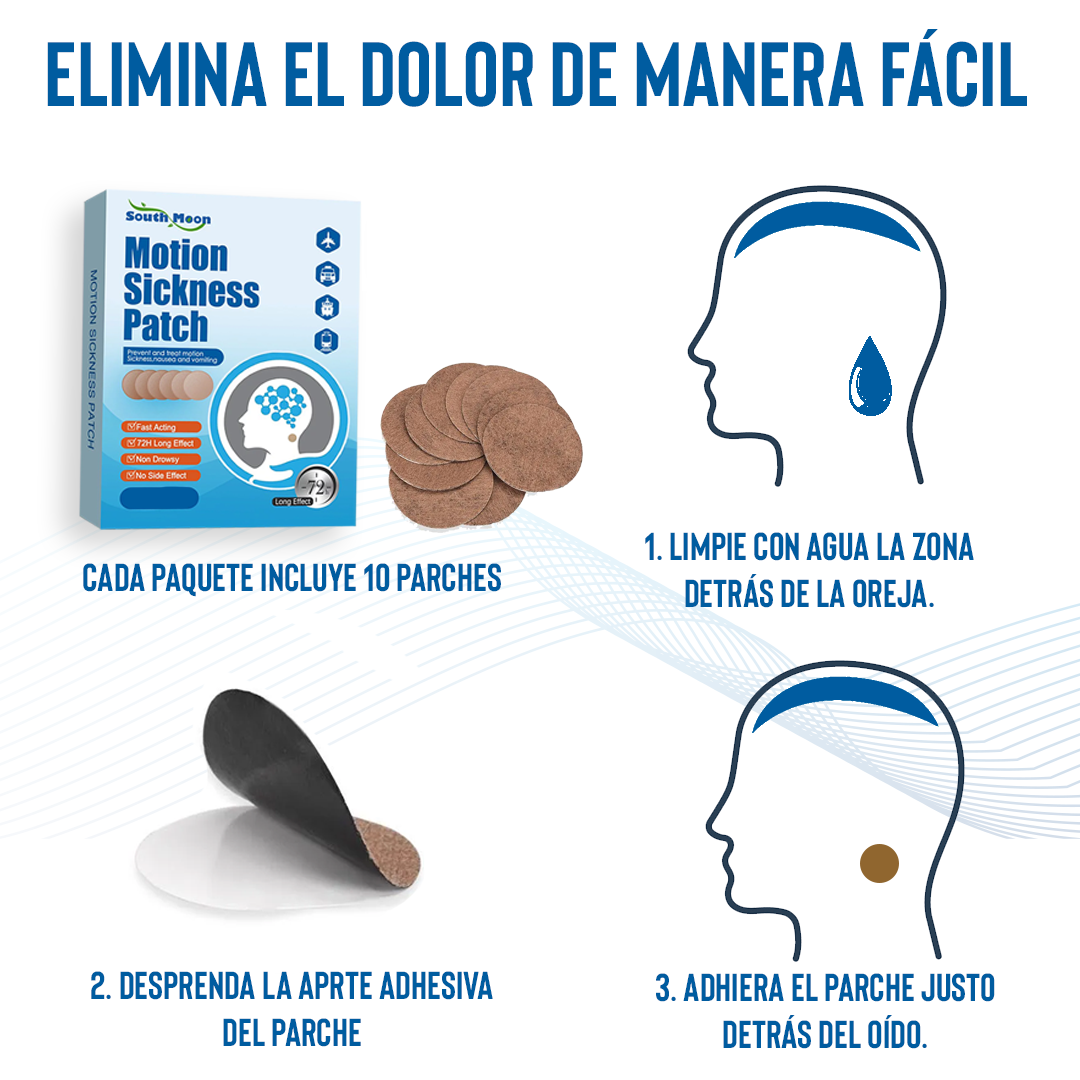 ¡Maravillosos Parches para tu Oido - mareo, vértigo, tinnitus!