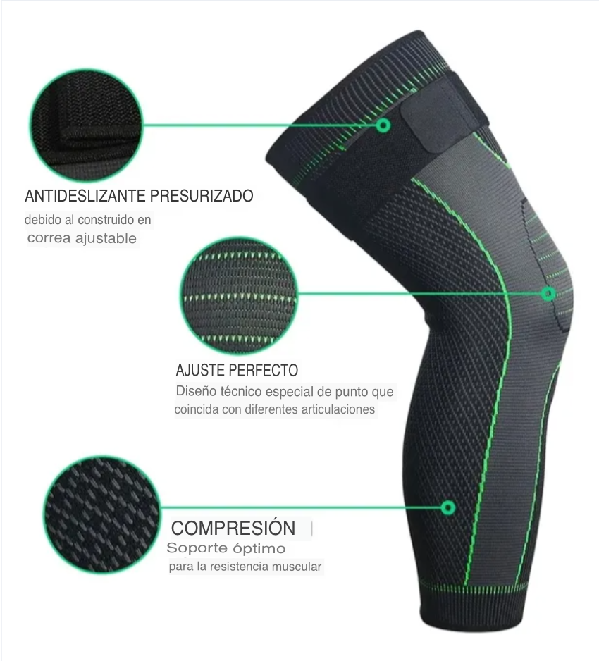 Fabulosa Rodillera de Compresión Pierna Completa