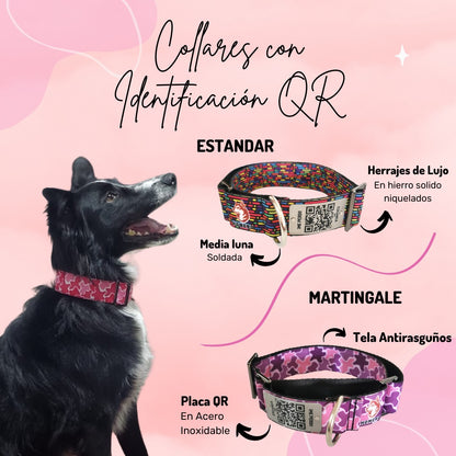 ¡Novedoso!  Collar con identificación QR