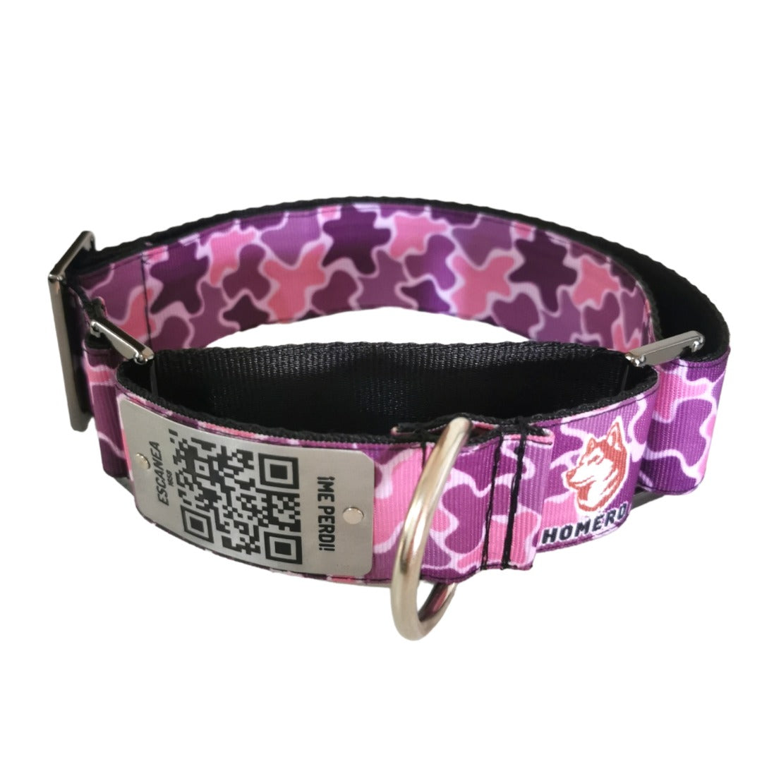 ¡Nuevo!  Collar con identificación QR