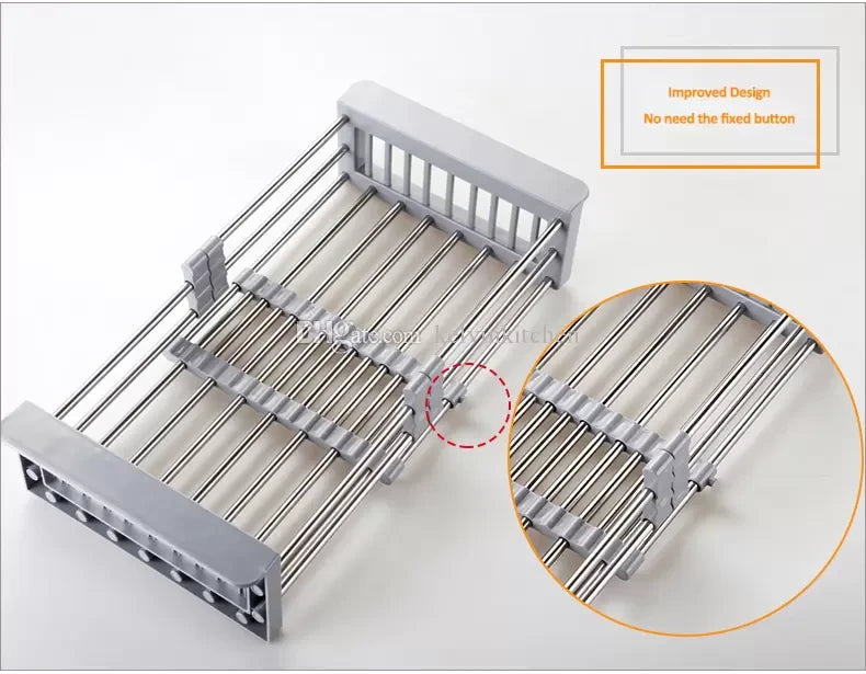 Escurridor de loza Adaptable, Práctico y Portable