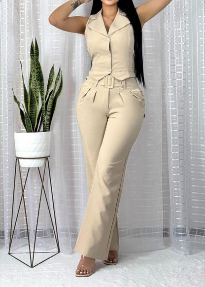 ¡Hermoso pantalón y chaleco Modern Fit!